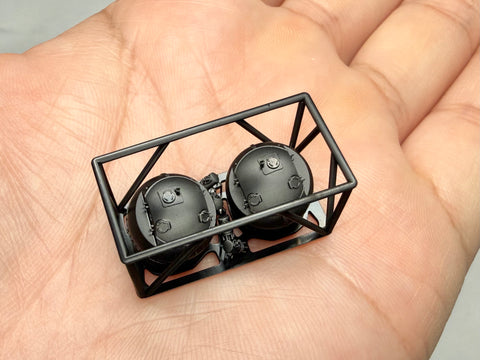 MUYIモデル G350091 1/350 トランペッター用 ドイツ海軍戦艦ビスマルク 3m/4m測距儀(L型) 超精密3Dプリントキット(6個入り)