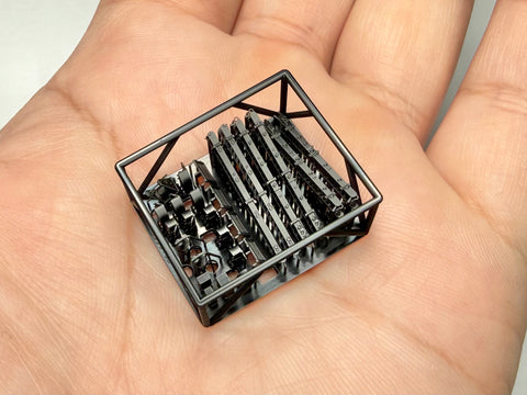 MUYIモデル G350102 1/350 トランペッター用 クリークス・マリーネ ビスマルク用装備セットW(超精密3Dプリントキット・26パーツ)