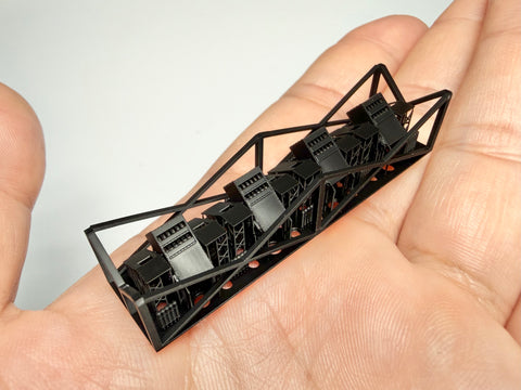 MUYIモデル R200052 1/200 日本海軍 12cm噴進砲 (A) 超精密3Dプリントキット 4基入り