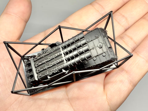 MUYIモデル R200093 1/200 日本海軍 九二式二型 四連装魚雷発射管 超精密3Dプリントキット(2基入り)