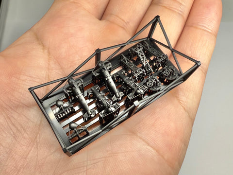 MUYIモデル R200109 1/200 日本海軍 駆逐艦用パラベーン 超精密3Dプリントキット(11個入り)