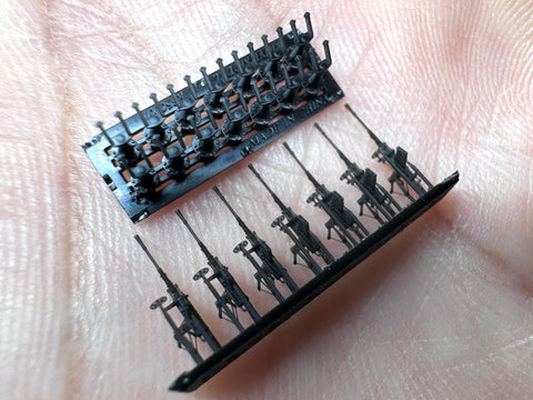 MUYIモデル R350001 1/350 日本海軍 九六式25mm機銃 超精密3Dプリントキット(14挺入り)
