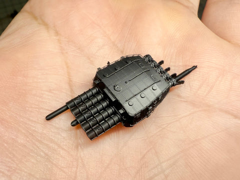 MUYIモデル R350153 1/350 日本海軍 零式五連装魚雷発射管 超精密3Dプリントキット(3基入り)