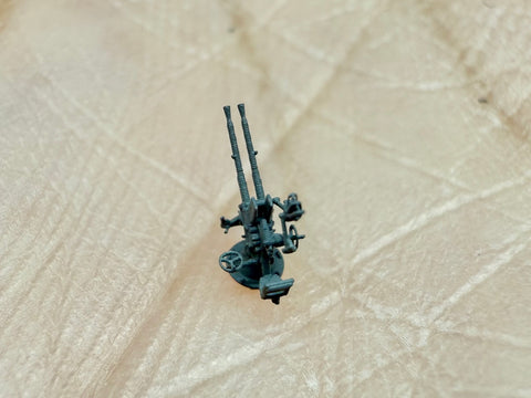 MUYIモデル R350158 1/350 日本海軍 九三式13mm連装機銃 超精密3Dプリントキット(8基入り)