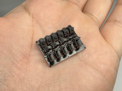MUYIモデル R350163 1/350 日本海軍 ワイヤーロープリール(大和・武蔵) 超精密3Dプリントキット 6個入り