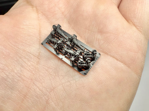 MUYIモデル R350164 1/350 日本海軍パラベーン&ウインチ(大和/武蔵) 超精細3Dプリントキット 6PCS