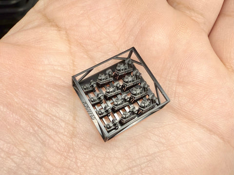 MUYIモデル R350165 1/350 日本海軍 ウインチ 超精密3Dプリントキット(12個入り)