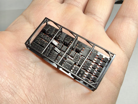 MUYIモデル R350170 1/350 ハセガワ用 日本海軍 艦上ハッチ(長門 1941年仕様) スーパーディテール3Dプリントキット(43パーツ入り)