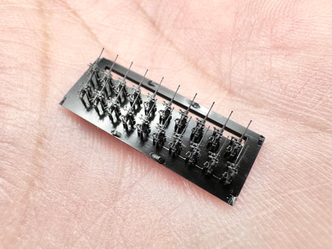 MUYIモデル R700004 1/700 日本海軍 九六式25mm機銃(防盾付き) 超精密3Dプリントキット(20挺入り)