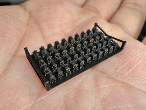 MUYIモデル R700021 1/700 日本海軍 ワイヤーロープリール(中型) 超精密3Dプリントキット(42個入り)