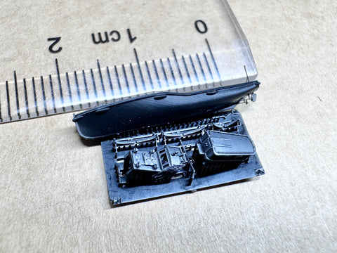 MUYIモデル R700036 1/700 日本海軍 15メートル内火艇 超精密3Dプリントキット(2隻入り)