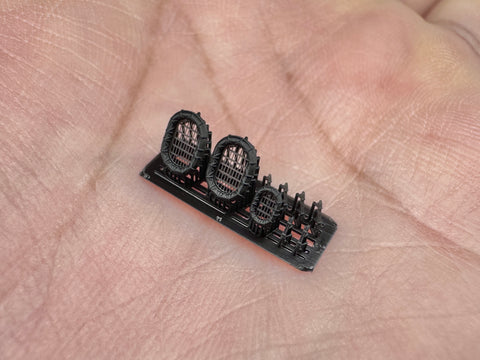 MUYIモデル R700087 1/700 日本海軍 救命筏 超精密3Dプリントキット(3個入り)
