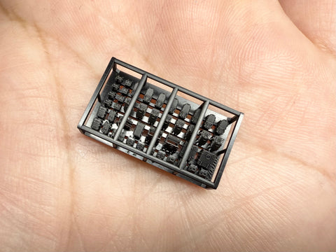 MUYIモデル R700162 1/700 ピットロード W200用 日本海軍 甲板ハッチ(大和・武蔵) 超精密3Dプリントキット(43パーツ入り)