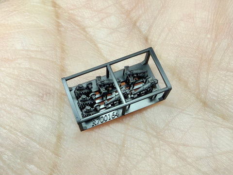 MUYIモデル R700164 1/700 日本海軍パラベーン&ウインチ(ヤマト/武蔵) ピットロード用 超精細3Dプリントキット 7PCS