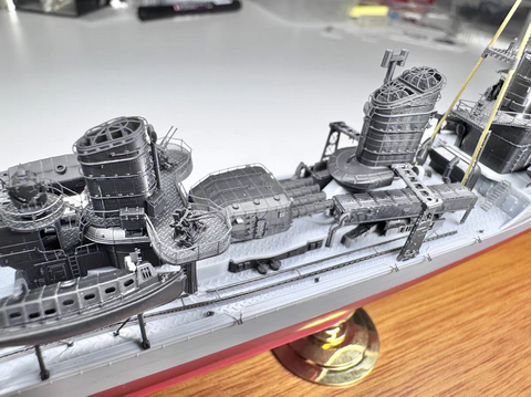 MUYIモデル T350001 1/350 日本海軍 雪風/陽炎 78032 超精密3Dプリントキット 1PCS(タミヤ用)