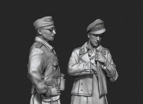 パンツァーアート FI35-083 1/35 WWIIドイツ 武装親衛隊 戦車兵 クルスク戦 2体セット