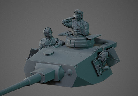 パンツァーアート FI35-099 1/35 WWIIドイツ パンツァージャケット ターレットクルー (PzIII&IV)
