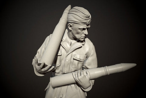 パンツァーアート FI35-101 1/35 WWIIドイツ 武装親衛隊 弾薬準備中の戦車兵 No.1