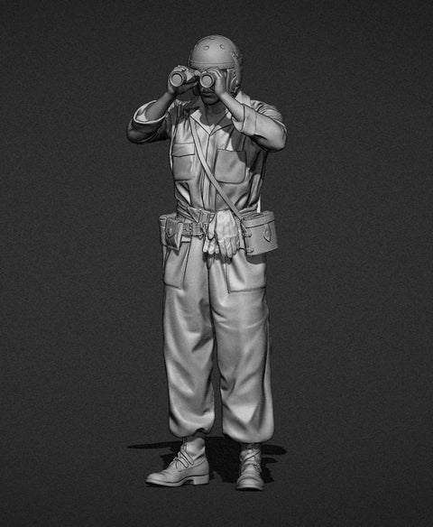 パンツァーアート FI35-114 1/35 WWIIアメリカ 双眼鏡を覗く戦車兵