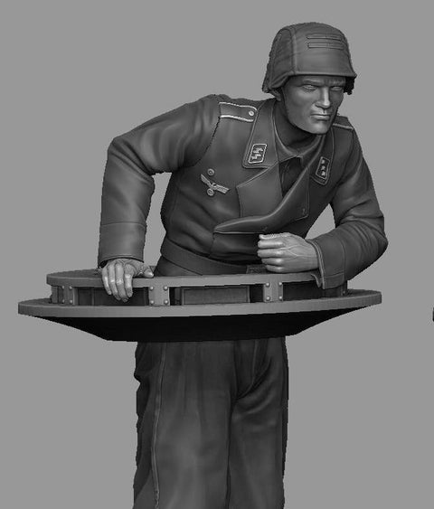 パンツァーアート FI35-125 1/35 WWIIドイツ 進め! 突撃砲 行動中の車長