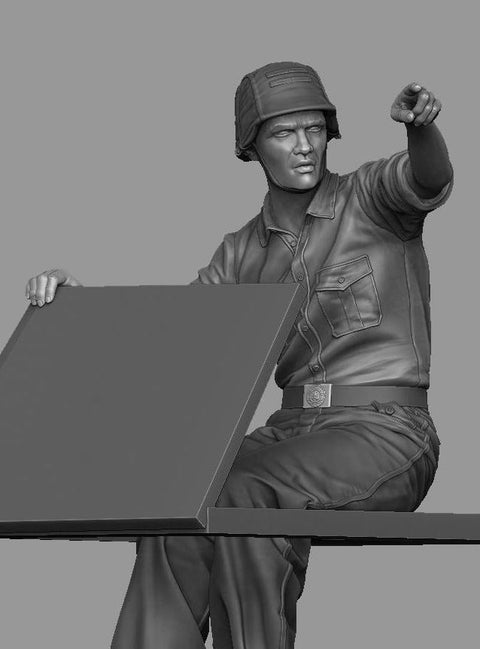 パンツァーアート FI35-126 1/35 WWIIドイツ 進め! 突撃砲 行動中の装填手