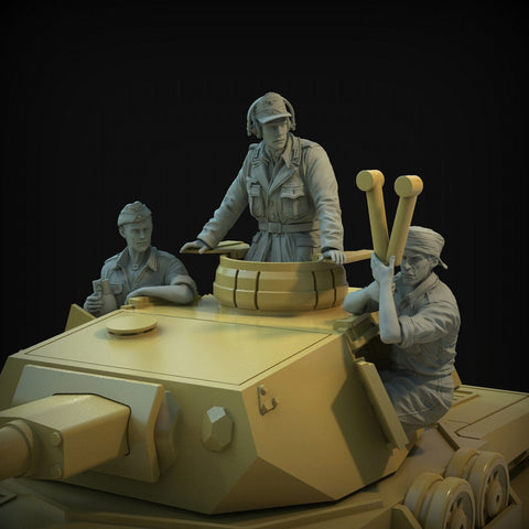 パンツァーアート FI35-137 1/35 WWIIドイツ アフリカ軍団 ターレット セット(III号戦車&IV号戦車)