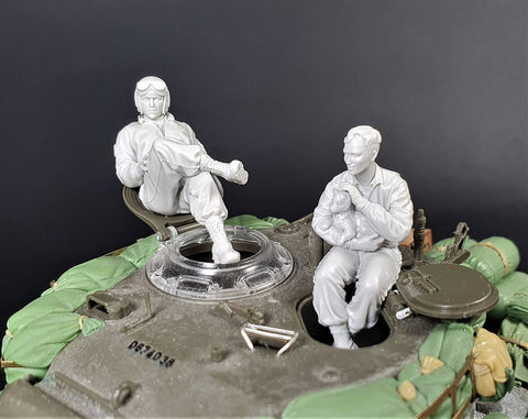 パンツァーアート FI35-149 1/35 WWIIアメリカ “イージーライダー” シャーマン 戦車 ターレット 2体セット