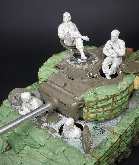 パンツァーアート FI35-150 1/35 WWIIアメリカ “イージーライダー” シャーマン 戦車 クルー