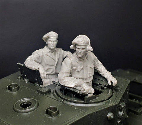 パンツァーアート FI35-168 1/35 WWIIイギリス 戦車兵セット