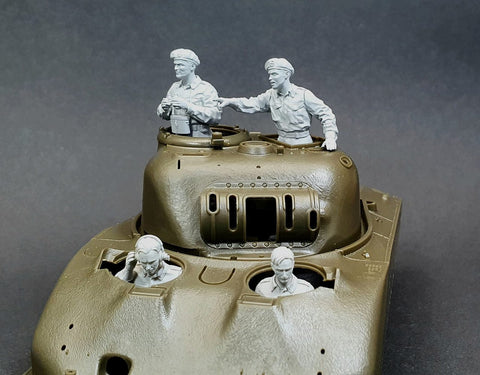 パンツァーアート FI35-176 1/35 WWIIイギリス シャーマン戦車兵