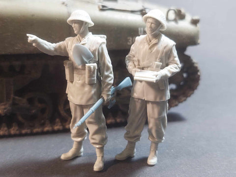 パンツァーアート FI35-204 1/35 WWIIイギリス 歩兵 ノルマンディー 2体セット