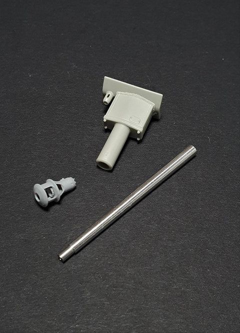 パンツァーアート GB35-062 1/35 WWIIドイツ IV号戦車 H/J型(KwK40L48) 砲身(最後期型マズルブレーキ)・防楯(汎用)