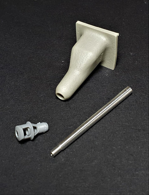パンツァーアート GB35-066 1/35 WWIIドイツ III号突撃砲G型(KwK40)砲身(中期型 マズルブレーキ)・ザウコップ防楯(汎用)