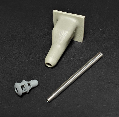 パンツァーアート GB35-067 1/35 WWIIドイツ III号突撃砲G型(KwK40)砲身(最後期型マズルブレーキ)・ザウコップ防楯(汎用)