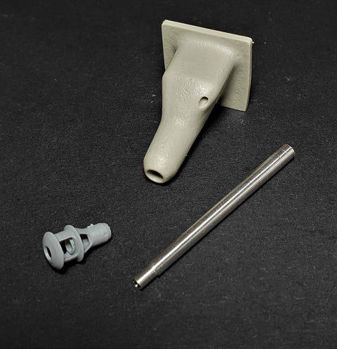 パンツァーアート GB35-070 1/35 WWIIドイツ III号突撃砲G型(KwK40)砲身(最後期型マズルブレーキ)・ザウコップ MG防楯(汎用)