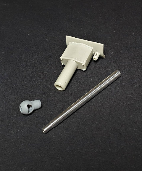 パンツァーアート GB35-072 1/35 WWIIドイツ IV号戦車 F2/G型(KwK40 l43) 砲身 (初期型マズルブレーキ)・防楯(汎用)