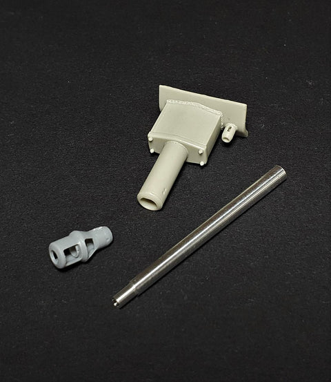 パンツァーアート GB35-073 1/35 WWIIドイツ IV号戦車 F2/G型(KwK40 l43) 砲身 (標準型マズルブレーキ)・防楯(汎用)