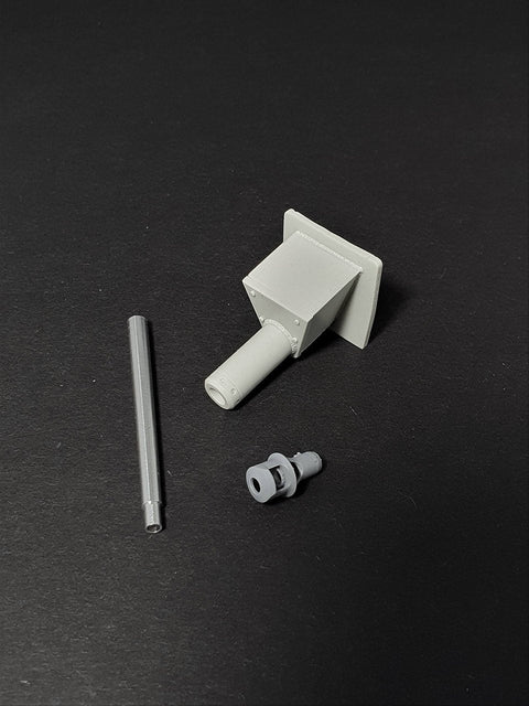 パンツァーアート GB35-083 1/35 WWIIドイツ III号突撃砲G型(KwK40) 砲身 (中期型 マズルブレーキ)・溶接防楯(汎用)