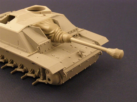 パンツァーアート RE35-043 1/35 WWIIドイツ IV号戦車/III号突撃砲 7.5cm L/48砲身 キャンバスカバー(後期型)