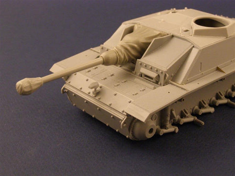 パンツァーアート RE35-043 1/35 WWIIドイツ IV号戦車/III号突撃砲 7.5cm L/48砲身 キャンバスカバー(後期型)
