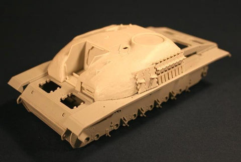 パンツァーアート RE35-080 1/35 WWIIドイツ III号突撃砲G型 コンクリートアーマー付き戦闘室