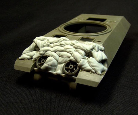 パンツァーアート RE35-094 1/35 WWIIアメリカ M10駆逐戦車 サンドバッグアーマー