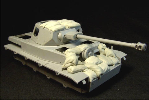 パンツァーアート RE35-104 1/35 WWIIドイツ IV号戦車F/G型 サンドバッグアーマー(北アフリカ)
