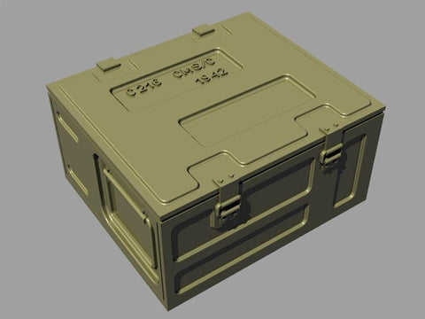 パンツァーアート RE35-148 1/35 WWIIイギリス C216 弾薬箱(40mmボフォース対空機関砲用)