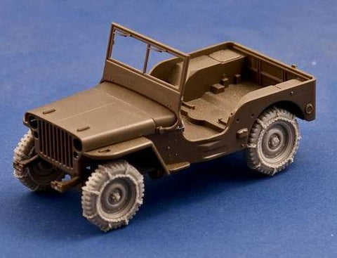 パンツァーアート RE35-159 1/35 WWIIアメリカ アメリカ ジープ チェーン付きホイールセット