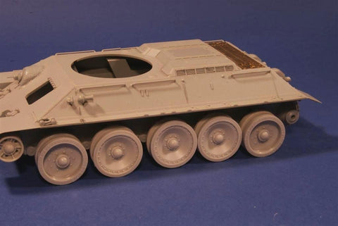 パンツァーアート RE35-168 1/35 WWIIソビエト T-34(112工場)&SU-85/100 ロードホイールセット(捕獲パンサーロードホイール混合)
