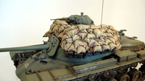 パンツァーアート RE35-281 1/35 現用アメリカ M48パットン 砲塔用サンドバッグアーマー