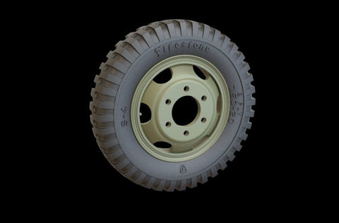 パンツァーアート RE35-317 1/35 WWIIアメリカ スチュードベーカーUS-6 ホイールセット(ファイアストーン)