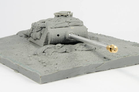パンツァーアート RE35-348 1/35 WWIIドイツ パンサー戦車陣地 'ストロング・ポイント'(イタリア戦線)