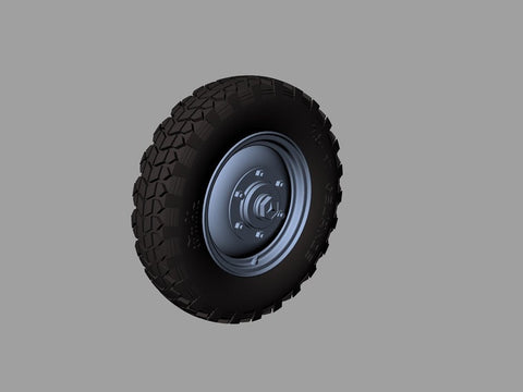 パンツァーアート RE35-425 1/35 WWIIドイツ メルセデスG4 スタッフカー ホイールセット